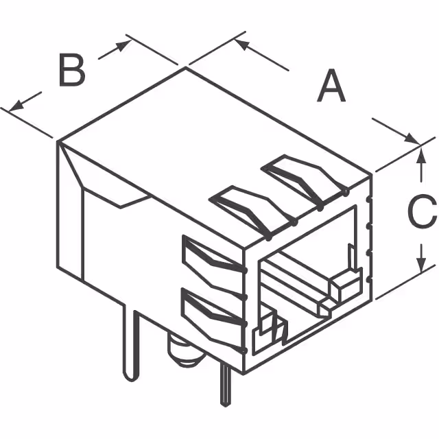 SI-60001-F Bel Fuse Inc.  Modular Connector Jacks With Magnetics